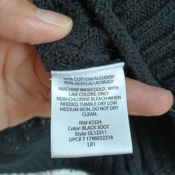 Cute Short Sleeve Knit Black Sweater Cardigan - Picture 8 of 8